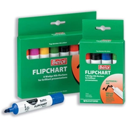 Flipchart Marker Assorted [Pack 4]
